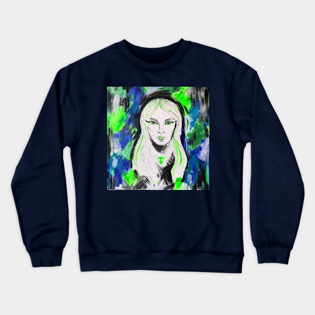 Radioactive Crewneck Sweatshirt by Karroart